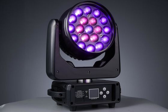 19LEDs Zoom LED Moving Head Light For Nightclub Concert Music Party