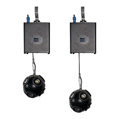 3m DMX Winch RGB LED Kinetic Ball Football Lifting Ball Light for Party