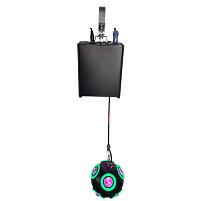 3m DMX Winch RGB LED Kinetic Ball Football Lifting Ball Light for Party