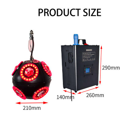 3m DMX Winch RGB LED Kinetic Ball Football Lifting Ball Light for Party