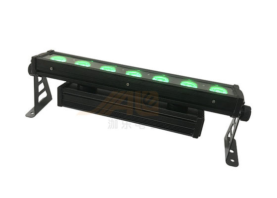 7pcs 30w 4in1 waterproof pixel dot control wash wall bar IP65 each LED individual control
