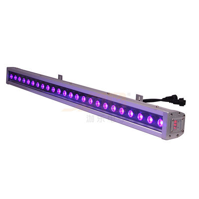 24*3W DMX Waterproof UV RGB LED Wall Washer For Wedding Play