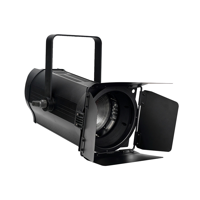 200w Fresnel Spot Theater Stage Lighting 3200k+5600k Fresnel Lights Black Housing Shell