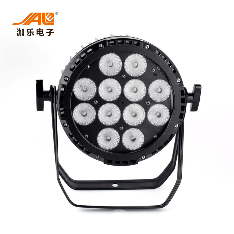12PCS RGBWA + UV Flat Battery LED Par Light Sound Active Control Mode CRI 85